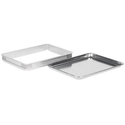 Chicago Metallic 20500 Half Size 22 Gauge 14 x 18 Rimless Aluminized  Steel Cookie Sheet