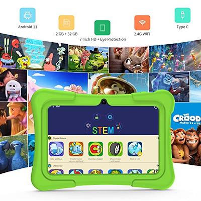 Kids Tablet 10in Android 13 Tablet for Kids Toddler Tablet Childrens Tablet  Age 3-12 Quad Core 3GB RAM 32GB ROM with Parental Control, Pre-installed
