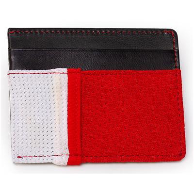 Tokens & Icons Detroit Red Wings Game used Uniform Bi-Fold Wallet