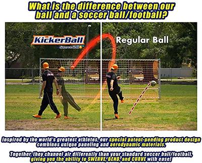 Kickerball - Curve and Swerve Soccer Ball/Football Toy - Kick Like The  Pros, Great Gift for Boys and Girls - Perfect for Outdoor & Indoor Match or  Game (Orange) - Yahoo Shopping