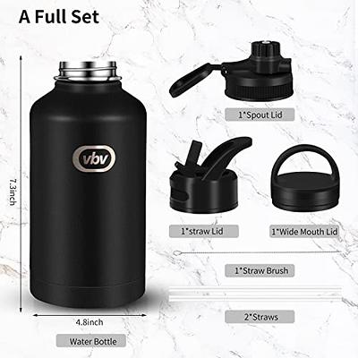 RTIC Jug with Handle, Water Bottle,Stainless Steel Thermos for Hot