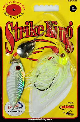 Strike King Red Eye 3/8 oz Spinnerbait Lure Chartreuse White
