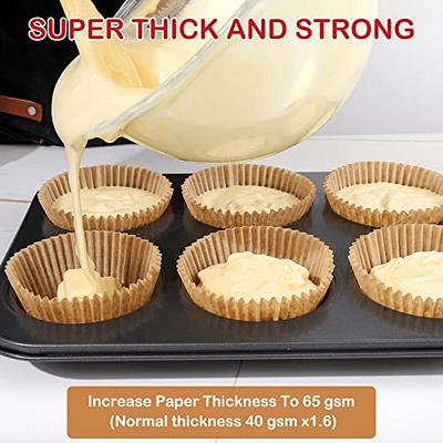 Baking Paper Liners - Muffin Cup Size Unbleached Paper