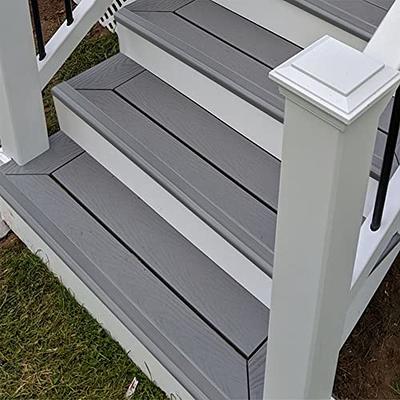 Non-Slip Stair Edge Protector, PVC Rubber Stair Treads, Self-Adhesive Stair  Step Edge Trim, Rubber Stair Nosing, Waterproof Stair Edging Covers For