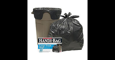 Berry Global Handi-Bag 30 Gallon Industrial Trash Bag, 30 x 33, Low  Density, 0.65 mil, Black, 60 Bags/Box (HAB6FT60) - Yahoo Shopping