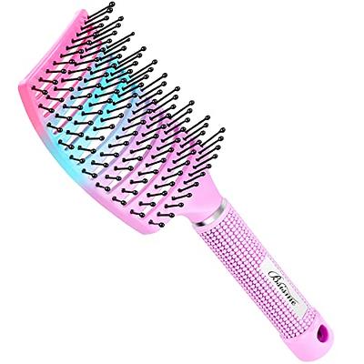 Wet Hair Brush Detangling Brush for Wet & Dry, Curved Vented Brush