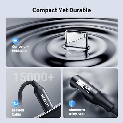 USB C to 3.5mm Headphone Adapter - USB Type C to AUX Audio Jack Hi-Res DAC  Dongle Cable Cord Compatible with iPhone 15 Pro Max, Samsung Galaxy S24 S23
