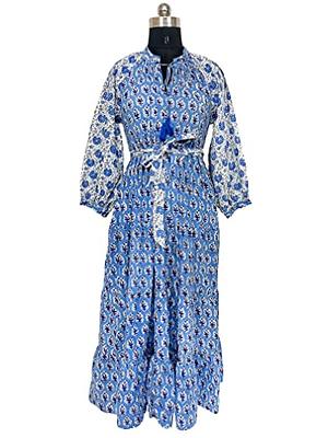 Women'S Casual Long-Sleeved Floral Print And Elegant Temperament Waist Dress  Summer Dresses for Tall Women Same Day Delivery Dress Cotton Dresses for  Women Casual Summer Beach T Shirts for Women - Walmart.com