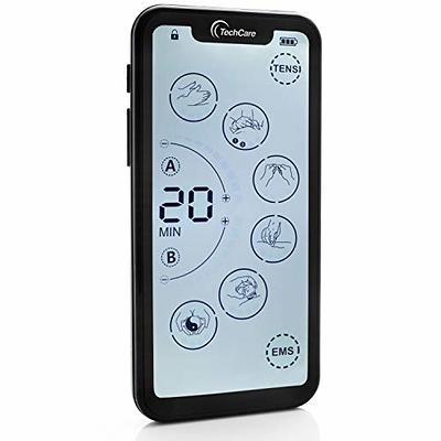 Tens Unit Muscle Stimulator 24 Massage Mode Tens EMS Machine Device  Touchscreen Massager Intensity Deep Tissue Shoulder Pain Relief Sciatica  Tendonitis Plantar Fasciitis