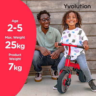 Yvolution Velo Flippa 4 in 1 Triicycle to Balance Bike 2 5 Years