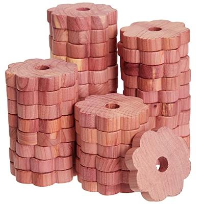 Cedar Hyde Cedar Blocks for Clothes Storage | Cedar Balls & Cedar Rings | Closet Deodorizer | Clothes Protection & Mustiness Prevention | 40 Pieces