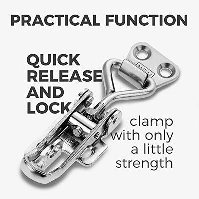 Stainless Steel Spring Loaded Toggle Case Box Chest Trunk Latch Catches  Hasps Clamps - China Hardware, Lock