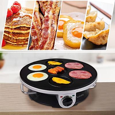 Aoruru Electric Pancake Maker for Kids Mini Crepe Maker Nonstick Fried Eggs  Pan - Yahoo Shopping