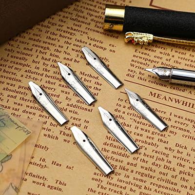 Gtencemen Best Fancy Wooden Fountain Pen Gift with 8 Ink And Pen Case, Wood  Writing Fountain Pen Ink Pen Nib Pen Calligraphy Pens - Yahoo Shopping