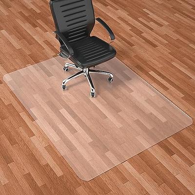 Gorilla Grip Office Chair Mat for Hardwood Floor, Slip Resistant Heavy Duty  Under Desk Protector for Floors, No Divot Plastic Rolling Computer Mats