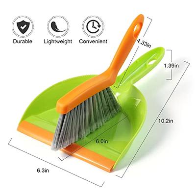 XXFLOWER Broom and Dustpan Set with Long Handle, Light Weight