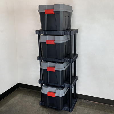 Akro Mils Heavy Duty Stackable Storage Bin Medium Size 12 x 18 410