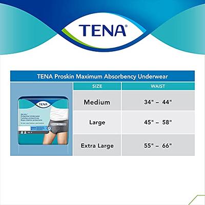 TENA Incontinence Underwear for Men, Maximum Absorbency, ProSkin, X-Large -  56 Count - Yahoo Shopping