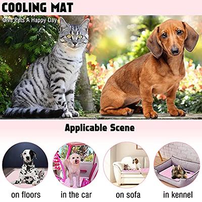 Dog Self Cooling Mat Pet Washable Summer Cooling Pads Cooling