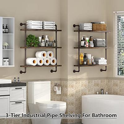 Over The Toilet Space Saver Organization Wood Storage Cabinet Rack