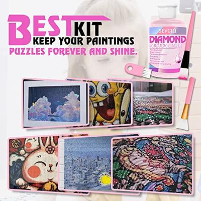 OUTUXED 117pcs 5D DIY Diamond Painting Tools and Accessories Kits with  Diamond Embroidery Box and Multiple Sizes Painting Pens for Adults to Make  Art