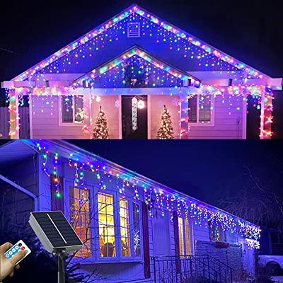 Upgraded Solar Christmas Lights,304 LED Outdoor Christmas Decorations 8 ...