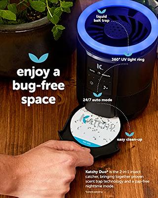 Indoor Insect Trap: Bug, Fruit Fly, Gnat, Mosquito Killer - UV Light, Fan,  Sticky Glue Boards Trap Even The Tiniest Flying Bugs 