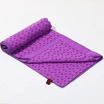 LULOSK Yoga Towel, Hot Yoga Mat Towel - Sweat Absorbing Non-Slip