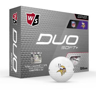 Wilson Staff Duo Optix Yellow NFL Golf Ball New Orleans Saints 12 Count Box  NEW