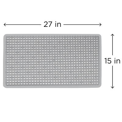 Mainstays Extra Long 17 in. x 40 in. Bath Mat, White 