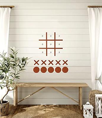  Magnetic Tic Tac Toe Wall-Mount Game, 18 x 18 Fun Wall Board  Game for Kids & Adults, Modern Wall Art Décor for Bedroom, Playroom Wall  Decals, Nursery & Offices