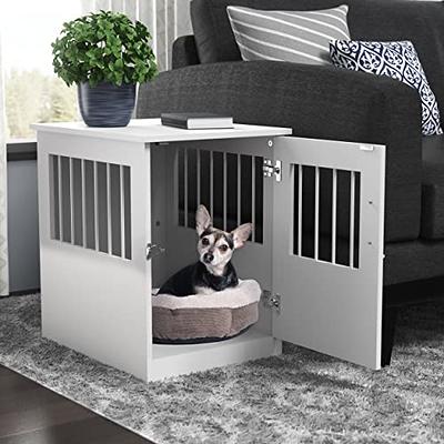 Dreamania Corner Dog Crate Furniture with Storage, 51.3 Upgraded