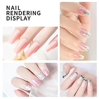 24 In 1 Acrylic Nail Kit For Beginners 12 Color Glitter Acrylic Powder  White Clear Pink Acrylic Powder Nails Extension Professional Nails Kit  Acrylic