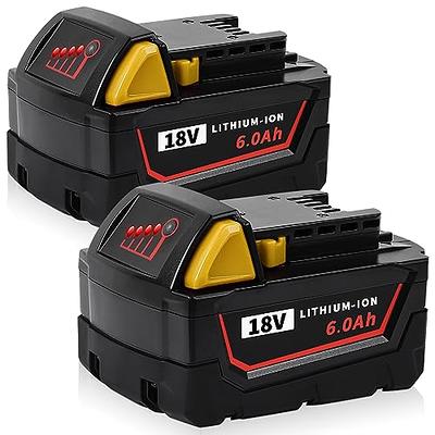 DSANKE 2pack dsanke replacement for black and decker 18 volt 3.0ah  lithium-ion battery for