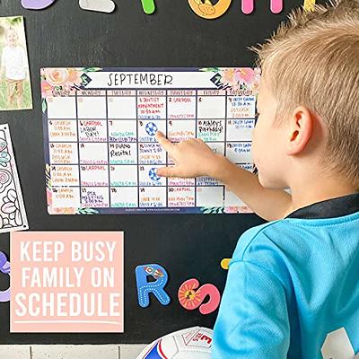 Mr. Pen- Dry Erase Calendar for Fridge, Magnetic, 14.7 x 11.8, Magnetic  Calendar with 4 Dry Erase Markers, Magnetic Calendar for Fridge