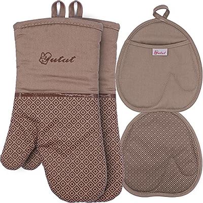 GRILL ARMOR GLOVES – Oven Gloves 932°F Extreme Heat & Cut Resistant Oven  Mitts with