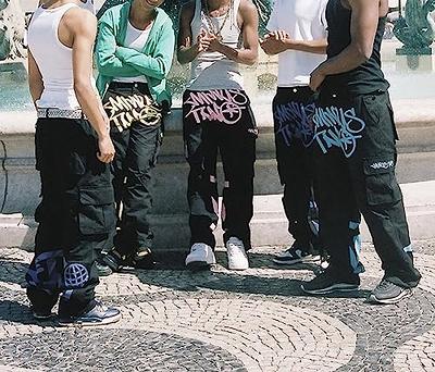 Jeans Baggy Homme Minus Two Pantalon en Denim Jean Hip-Hop Y2K