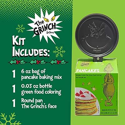 Ten Acre Gifts Dr Seuss The Grinch Pancake Mix and Pan Gift Set, Easy  Instant Baking Mix with Round Frying Pan and Green Food Coloring, 6 oz -  Yahoo Shopping