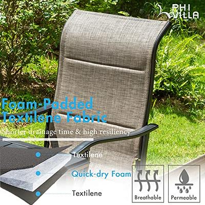 Outdoor Patio High Back Chair Cushion by Place & Time