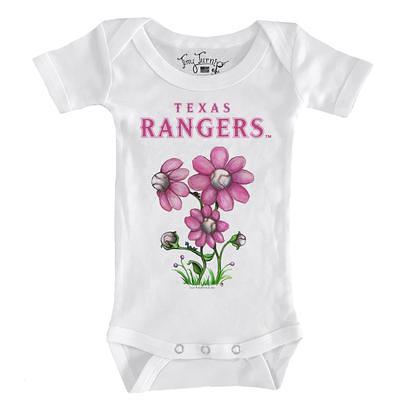 Lids Texas Rangers Tiny Turnip Youth Babes Raglan 3/4 Sleeve T-Shirt -  White/Black