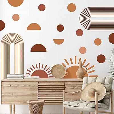 20 Pcs Half Sun Wall Decal Large Boho Wall Decals Sunshine Wall Stickers  Vinyl Nursery Removable Peel and Stick Wall Decals for Nursery Kids Room  Playroom Decor (Bohemian Style) - Yahoo Shopping