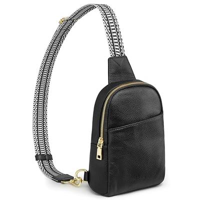 BOSTANTEN Small Sling Bag for Women Crossbody Purse Leather Crossbody Bag  Trendy Leather Fanny Pack Chest Bag for Travel, Black - Yahoo Shopping