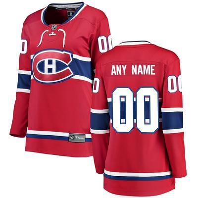 Men's Fanatics Branded Red Montreal Canadiens Home Breakaway Custom Jersey S