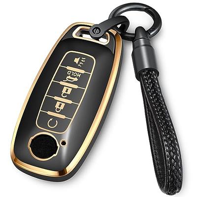  ESEWALAS Bling Car Key Fob Case,Car Key Fob Cover Key Case  Shell,Car Remote Smart Key Protector Holder,TPU Key Case with Keychain  Lanyard,Keyless Remote Key Fob Shell (for Chevy a) : Automotive