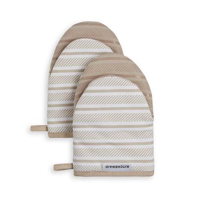  KitchenAid Beacon Two-Tone Non-Slip Oven Mitt Set