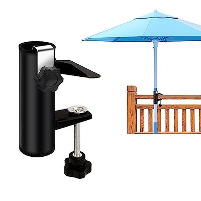 Fishing Chair Umbrella Holder Clip Clamp Beach Chair Deck Umbrella Stand