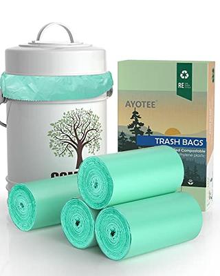 Compostable Drawstring Bags, 1.2 Gallon, 4.5 Liter