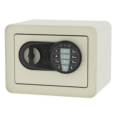 PATRON Cabinet Safe Box for Home，Digital Security Small Safe for Money Cash  Saving Jewelry Documents，Keypad Personal Safes Lock Box for Kids，Office