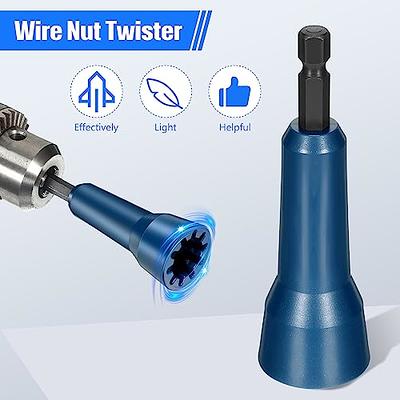 Chuangdi Wire Twisting Tools, Wire Stripper and Twister, Wire Terminals  Power Tools for Stripping and Twisting Wire Cable (4 Pieces)