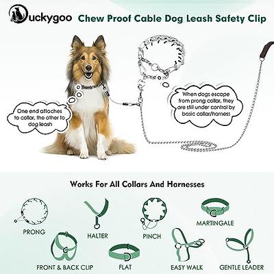 Heavy Duty Dog Leash Clips - Small Quick Release and Lock Snaps - Frog Clip  (Ring 1 x 2)